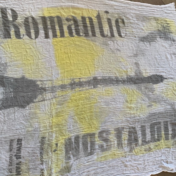 ✨Paris Romantic/Nostaglic🇫🇷✨Large cotton scarf - Picture 4 of 10